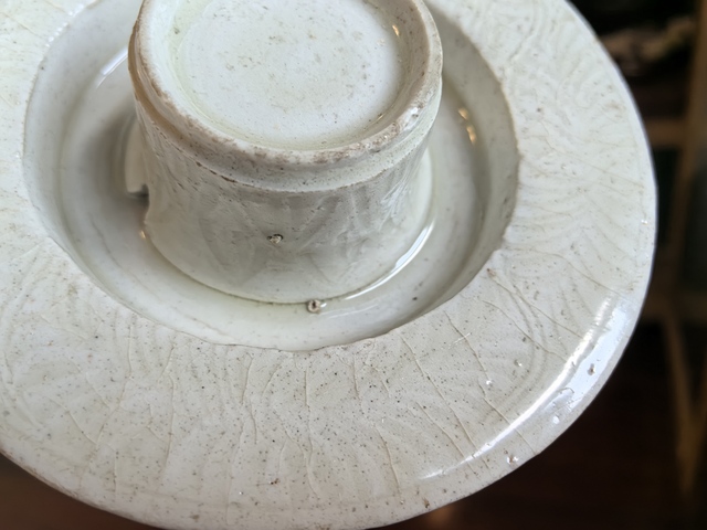 古玩陶瓷湖田窯影青盞托真品鑒賞圖