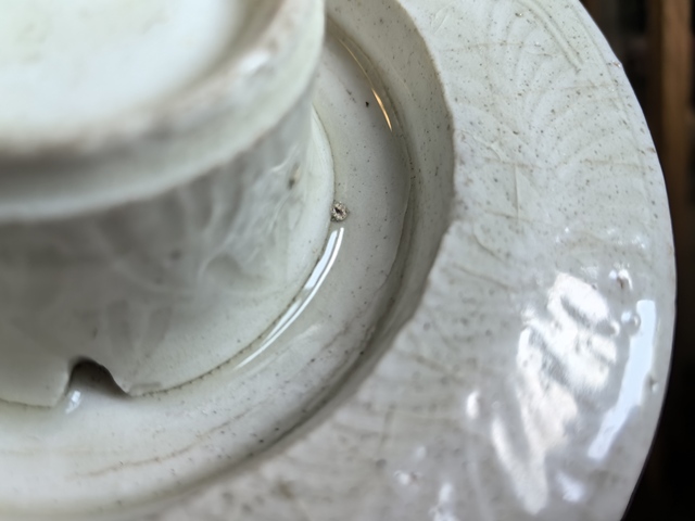 古玩陶瓷湖田窯影青盞托真品鑒賞圖