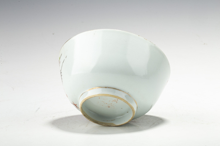 古玩陶瓷民國·粉彩大吉圖碗拍賣，當(dāng)前價格0元