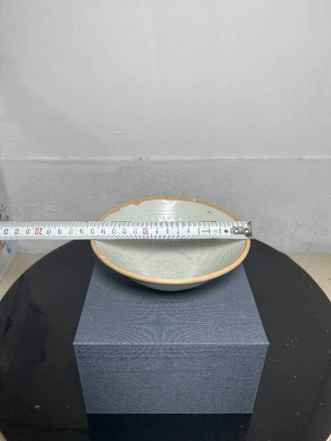 古玩陶瓷青白瓷印花碗真品鑒賞圖