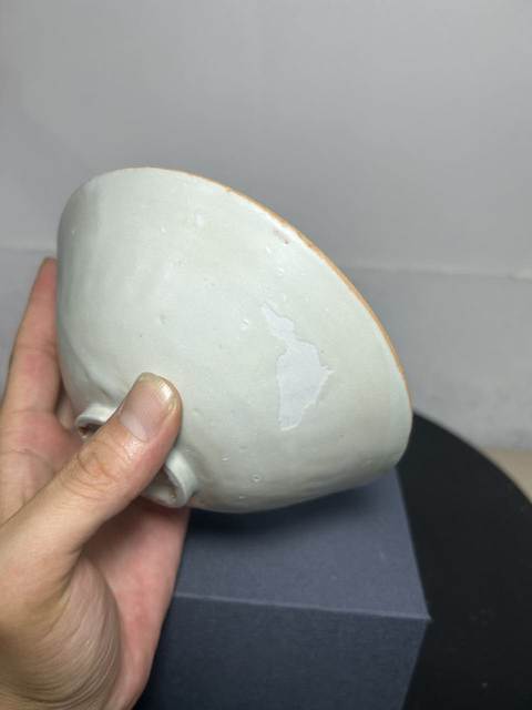 古玩陶瓷青白瓷印花碗真品鑒賞圖