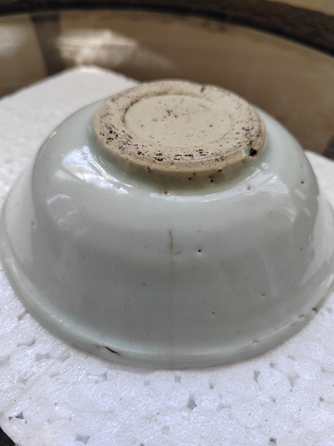 古玩陶瓷青花鳳梨紋小碟子拍賣,當前價格380元