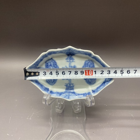 古玩陶瓷清乾隆·花卉紋青花盤拍賣,當前價格1200元