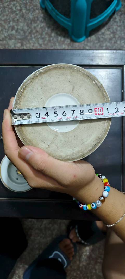 古玩陶瓷粉彩柳樹黃鶯茶壺真品鑒賞圖