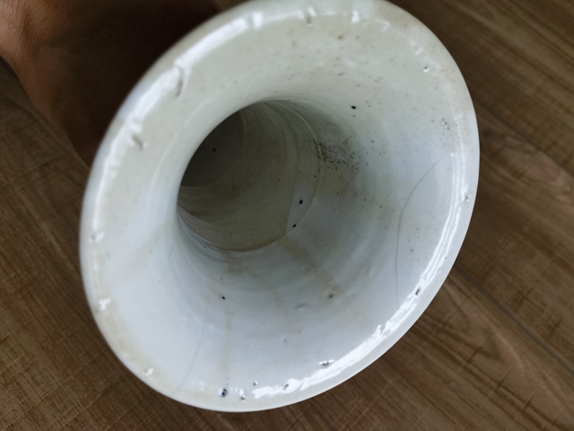 古玩陶瓷青花花觚真品鑒賞圖