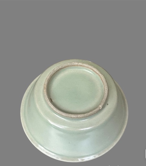 古玩陶瓷龍泉青瓷直壁洗真品鑒賞圖