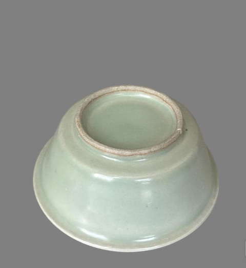 古玩陶瓷龍泉青瓷直壁洗真品鑒賞圖