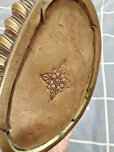 古玩銅器銅鎏金四臂觀音真品鑒賞圖