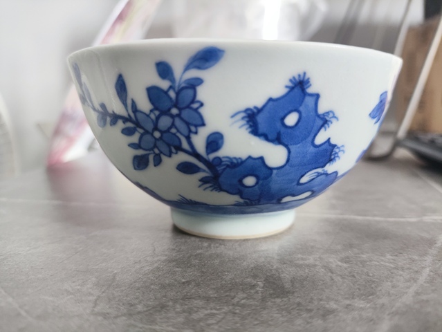 古玩陶瓷青花鳳紋碗真品鑒賞圖