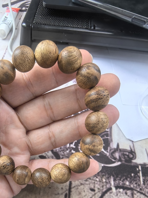 古玩雜項沉香手串真品鑒賞圖