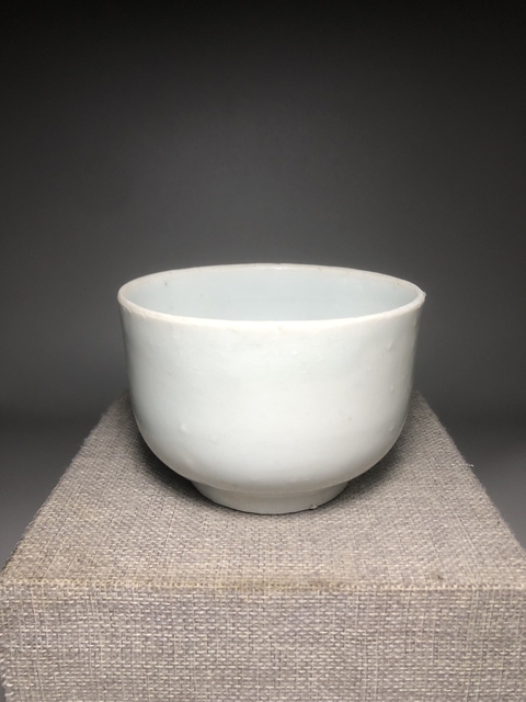 古玩陶瓷明末,青白釉缽拍賣,當前價格600元