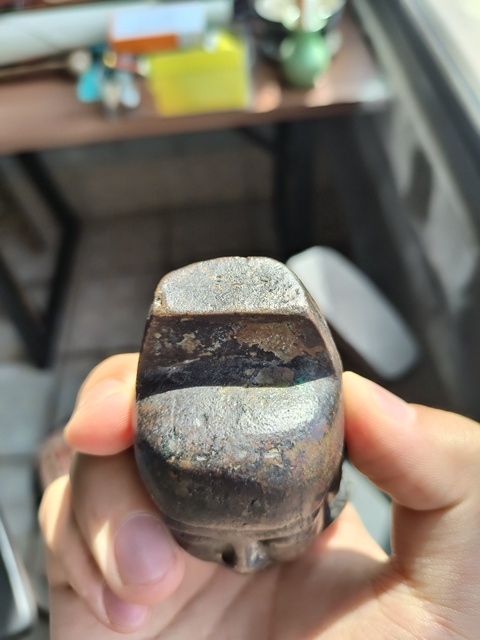 古玩銅器銅官頭真品鑒賞圖