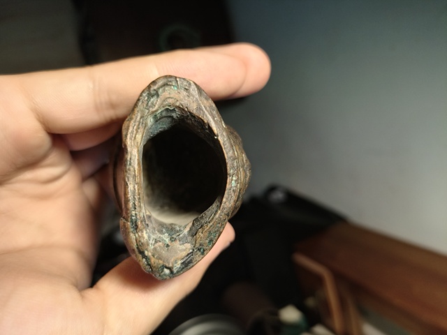 古玩銅器銅官頭真品鑒賞圖