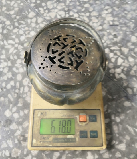 古玩銅器銅蓋罐真品鑒賞圖