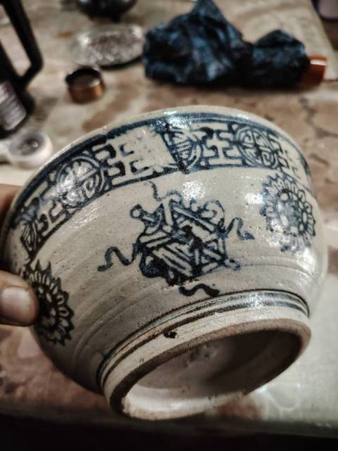 古玩陶瓷青花碗真品鑒賞圖