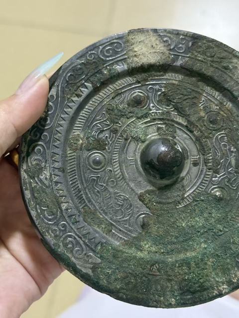 古玩銅器銅鏡真品鑒賞圖