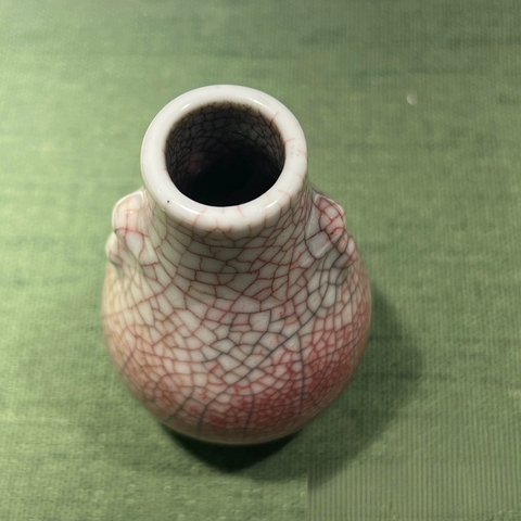 古玩陶瓷哥釉雙耳尊拍賣,當(dāng)前價格5900元