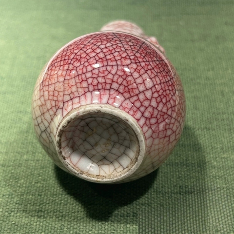古玩陶瓷哥釉雙耳尊拍賣,當(dāng)前價格5900元