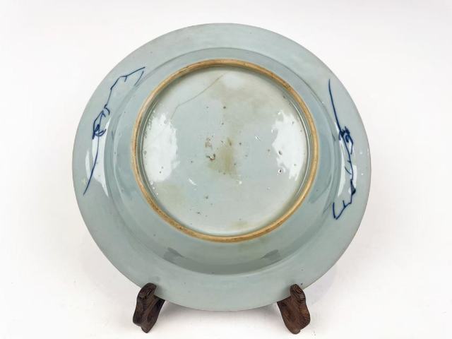 古玩陶瓷清康熙·青花博古八寶折沿盤拍賣,當前價格0元