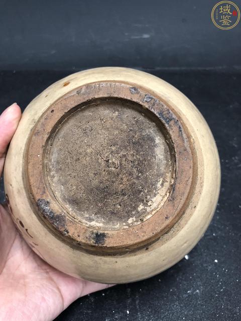 古玩陶瓷明代?黃釉花卉紋罐拍賣，當前價格2200元