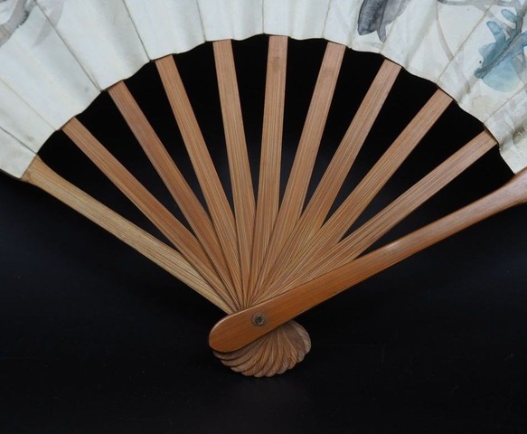 古玩雜項成扇真品鑒賞圖