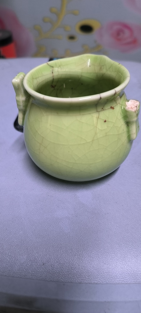 古玩陶瓷青釉分茶器真品鑒賞圖
