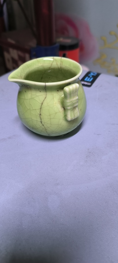 古玩陶瓷青釉分茶器真品鑒賞圖