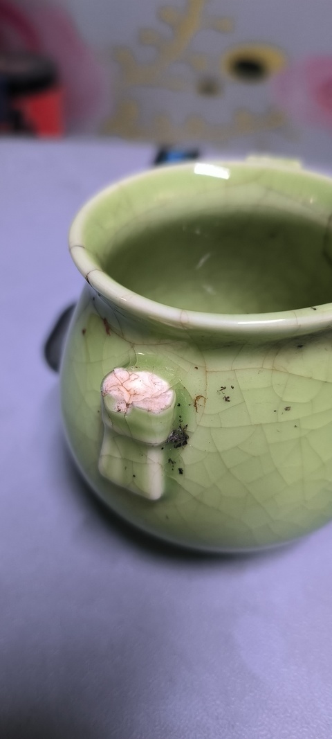 古玩陶瓷青釉分茶器真品鑒賞圖