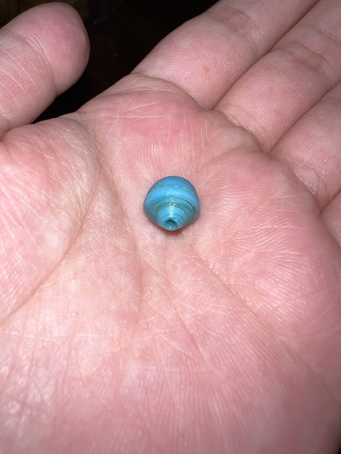 古玩玉器老琉璃珠真品鑒賞圖