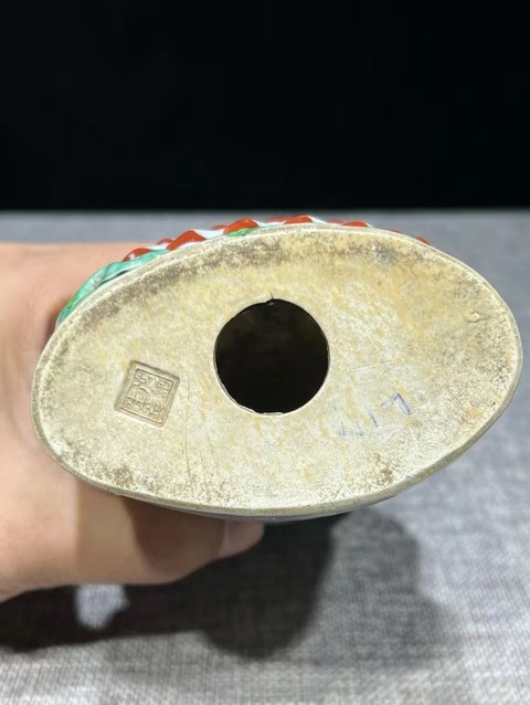 古玩陶瓷送子觀音真品鑒賞圖