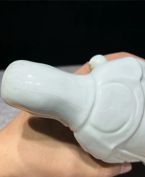 古玩陶瓷送子觀音真品鑒賞圖