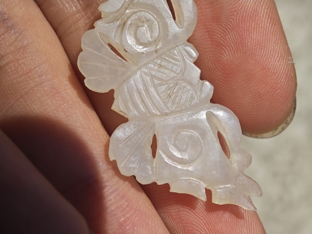 古玩玉器蝴蝶佩真品鑒賞圖