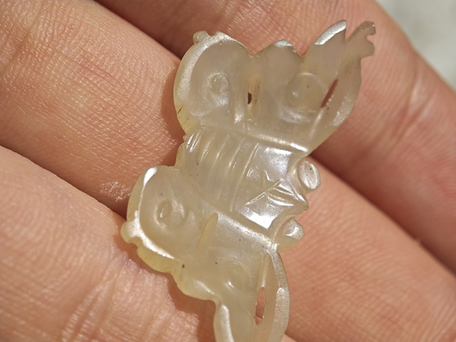 古玩玉器蝴蝶佩真品鑒賞圖