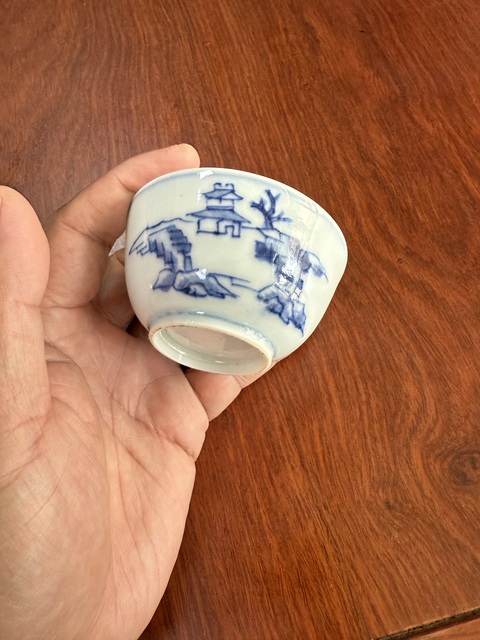 古玩陶瓷青花杯真品鑒賞圖