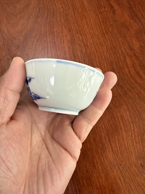 古玩陶瓷青花杯真品鑒賞圖