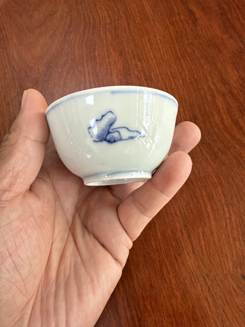 古玩陶瓷青花杯真品鑒賞圖