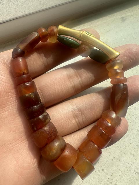 古玩玉器商周瑪瑙真品鑒賞圖