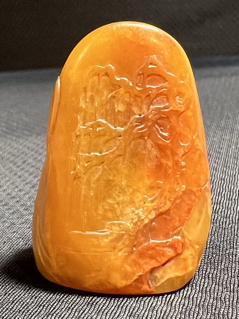 古玩玉器天然壽山石擺件真品鑒賞圖