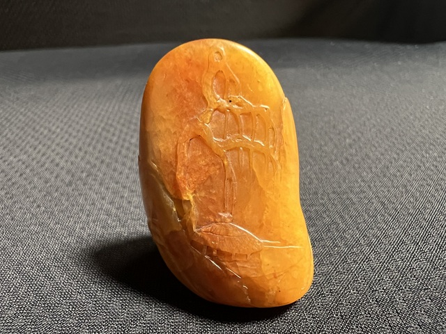 古玩玉器天然壽山石擺件真品鑒賞圖