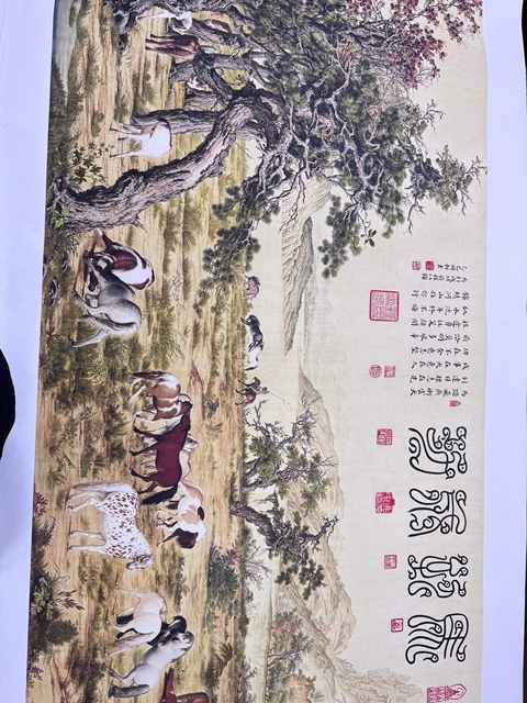 古玩字畫馬到成功真品鑒賞圖