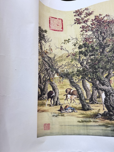 古玩字畫馬到成功真品鑒賞圖