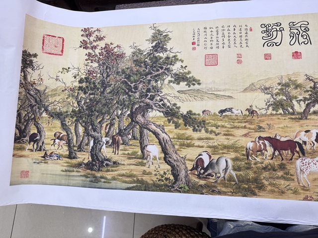 古玩字畫馬到成功真品鑒賞圖