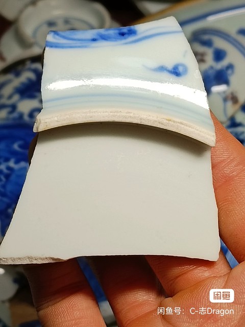 古玩陶瓷獅紋青花標本真品鑒賞圖