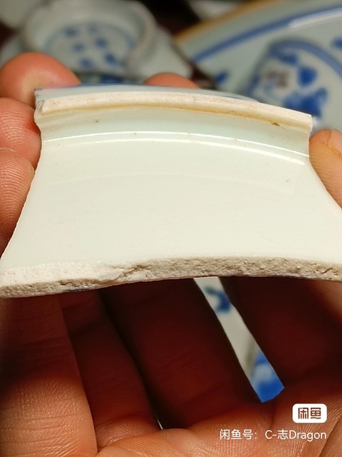 古玩陶瓷獅紋青花標本真品鑒賞圖