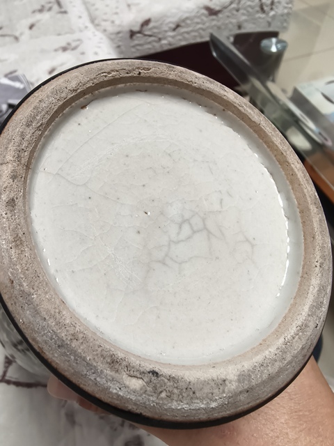 古玩陶瓷烏金釉描金觀音瓶真品鑒賞圖