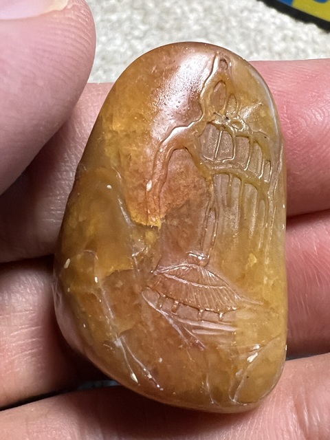 古玩玉器壽山石擺件真品鑒賞圖