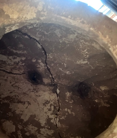 古玩陶瓷疑似拼接件唐代駱駝真品鑒賞圖
