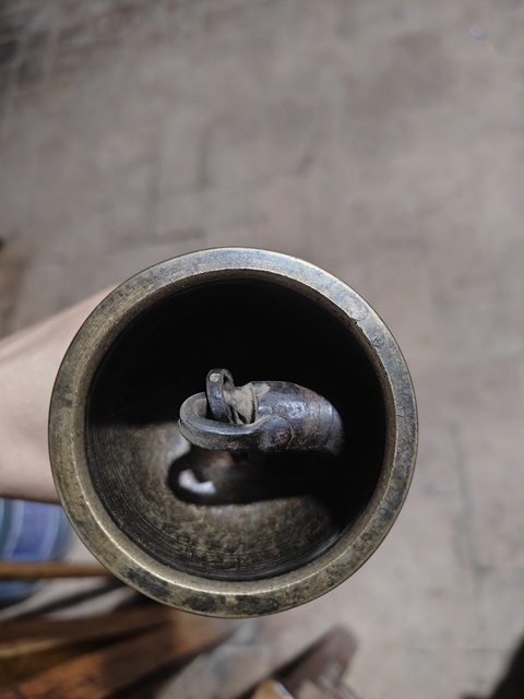 古玩銅器響鈴真品鑒賞圖