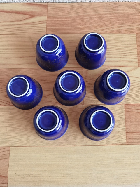 古玩陶瓷藍釉杯拍賣,當前價格298元