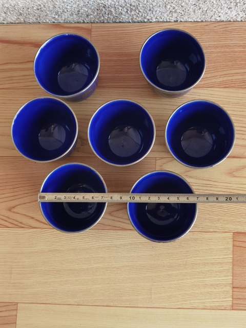 古玩陶瓷藍釉杯拍賣,當前價格298元
